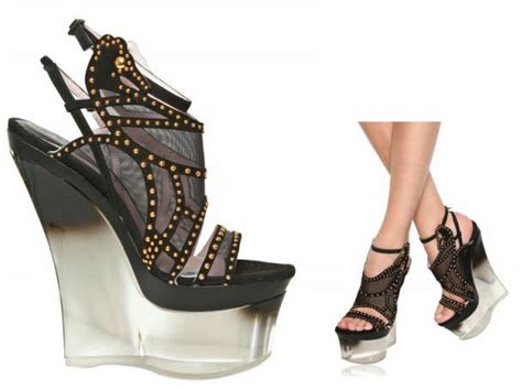 versace perspex wedges ss 2012|Versace Wedge Sandals .